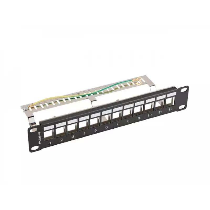 Patchpanel LANBERG PPKS-9212-B 12-Port 1U 10 Zoll FTP