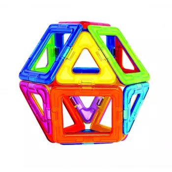 Magnetisches Bauset MAGFORMERS 14-teiliges Set — 14 magnetische geometrische Bausteine