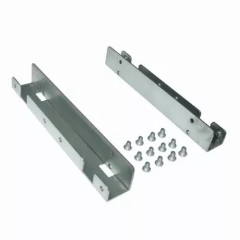 Gembird MF-3221 Einbaurahmen für 2× 2,5″-HDD/SSD in 3,5″-Schacht, Metall, metallic, inkl. Schrauben