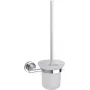 Toilettenbürstenset Tesa 40289 Metal Adhesive — wandmontiert, Metallhalter, Klebebefestigung