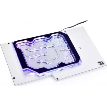 Alphacool Aurora GPX-N - Wasserkühler + Kühlkörper - Acryl - Kupfer - Nickel - 3-Pin-JST - 1/4 - 60 °C - 0,8 bar (13039)