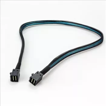 Fantec 2499 Serial Attached SCSI (SAS)-Kabel 0,7 m 12 Gbit/s Schwarz - Blau (2499)
