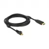 Videokabel-Adapter DeLOCK 83731 Mini DisplayPort auf HDMI 3m Schwarz