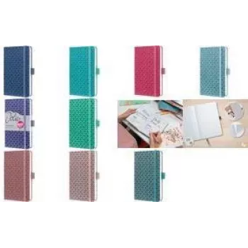 Notizbuch sigel Jolie Flair, Kunstledereinband, DIN A6, perlmutt, Modell JN136