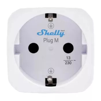 Shelly Plug PM Gen3 Matter 13A Smart-Steckdose, weiß