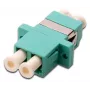 Digitus LWL-Kupplung Duplex LC auf LC MM OM3 Aqua