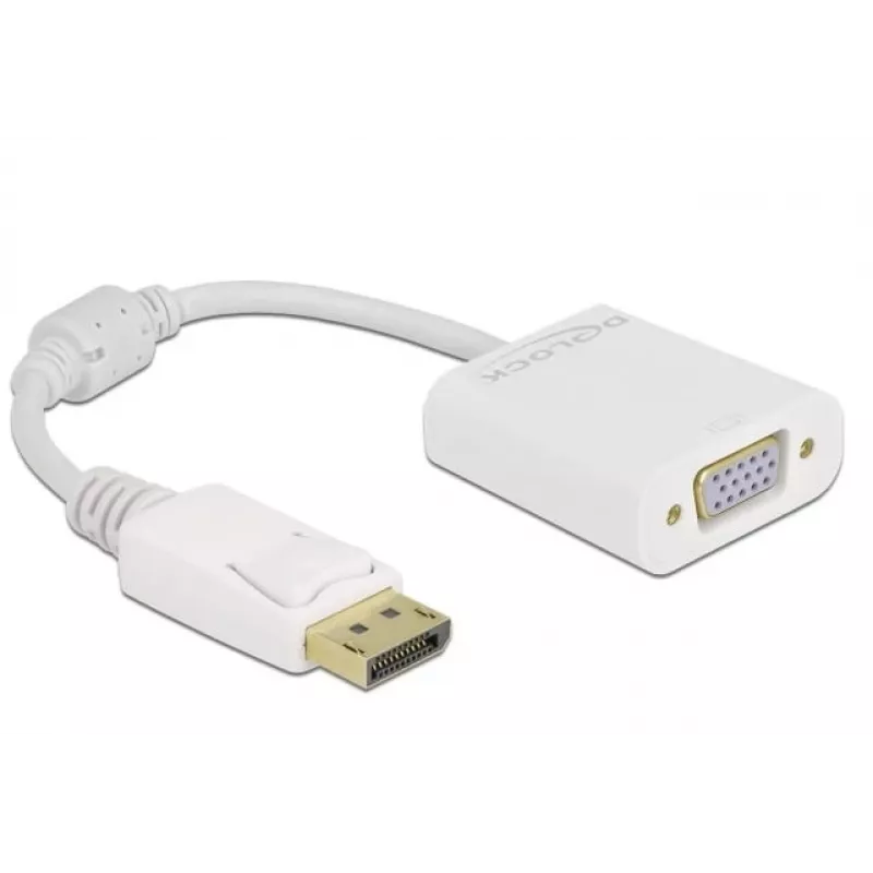 Adapter DisplayPort 1.2 Stecker auf VGA Buchse DeLOCK 61007