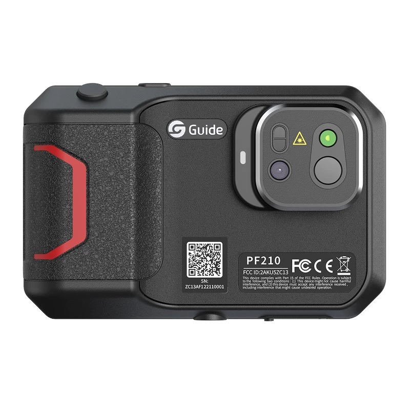 Wärmebildkamera Guide Sensmart PF210 256×192 px, 3,5-Zoll-LCD, 25 Hz, -20–550 °C, 16 GB, Wi‑Fi, USB‑C