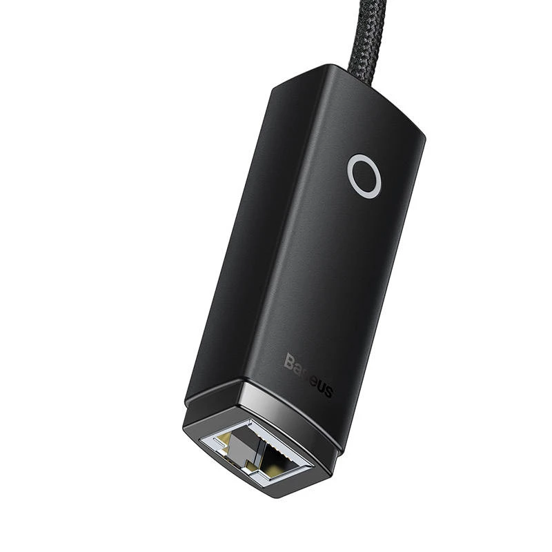 Baseus Lite Series USB auf RJ45 Netzwerkadapter, 100Mbit/s (schwarz)