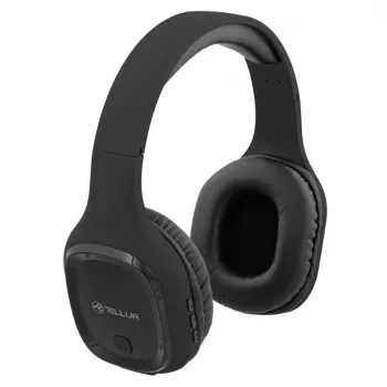 Kopfhörer Tellur Bluetooth Over-Ear-Kopfhörer Pulse Schwarz