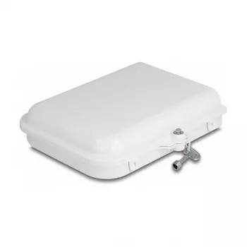 DeLOCK Glasfaserverteilerbox 8 Port wasserdicht Weiß