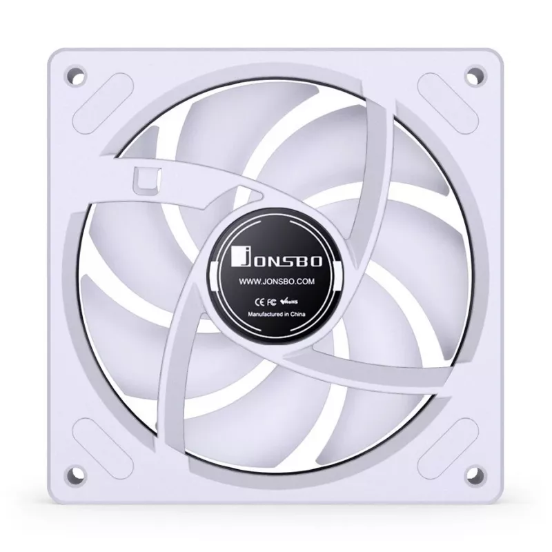 Kühllüfter Jonsbo ZB-120 Reverse Blade PWM ARGB 120mm Weiß, Axiallüfter, 120 mm