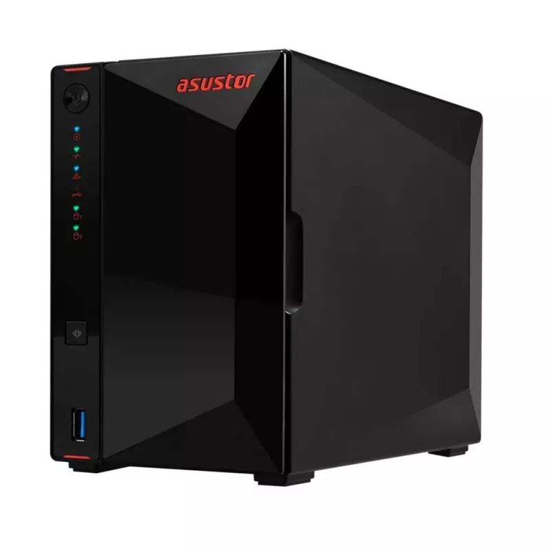 Asustor AS5402T NAS/Storage-Server Intel® Celeron® N5105 4 GB DDR4 0 TB ADM Schwarz
