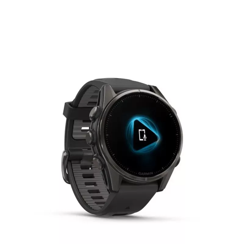 Garmin fenix 8 3,3 cm (1,3) AMOLED 43 mm Digital 416 x 416 Pixel Touchscreen Schwarz Wi-Fi GPS (Satellit)