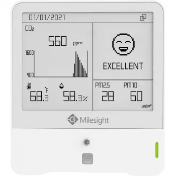 Innenraum-Umgebungsüberwachungssensor Milesight AM319 O3 LoRaWAN 868MHz zur Ozonerkennung