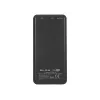Tragbare Powerbank BLOW PB10A 10000mAh Polymer-Akku, 2x USB-A-Ausgänge, 22,5W Gesamtleistung, Micro-USB-Eingang, schwarz