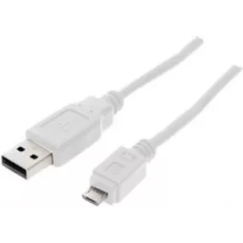 USB-Kabel ShiverPeaks BS77182-W 1,8 m USB 2.0 Micro-USB B Weiß