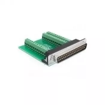 Wire Connector DeLOCK 65320 Sub-D 37 Schwarz Grün Silver