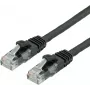 UTP PatchKabel Cat6a, CU, Schwarz, 0,3 m – Kabel – Netzwerk (21.99.1464)