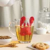 Silikon-Teefilter Ototo Design OT973 Rot 66 mm 81 mm