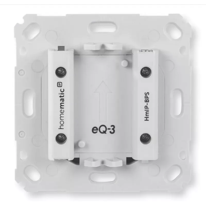 Wandmontierter Funk-Taster Homematic IP HmIP-BPS, weiß, IP20, 71×71×43 mm