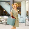 Tasche rotho Albula Grün 25 L recycelter Kunststoff, 340×235×400 mm, max. Belastung 40 kg