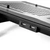 Notebook-Kühlpad THERMALTAKE CL-N002-PL12BL-A mit 12-cm-Lüfter, Aluminium und Kunststoff, 390×277,5×49,3 mm, 1000–1300 U/min