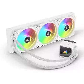 All-in-One CPU Wasserkühlung Sharkoon S60 ARGB Weiß 360mm Radiator