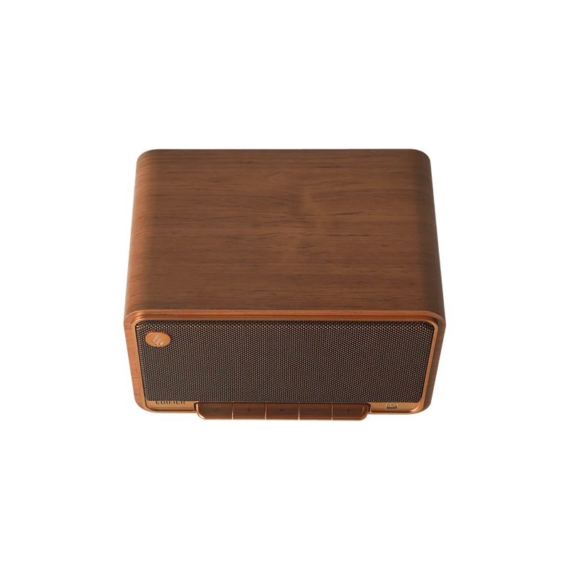 Edifier D32 Multiroom-fähiger WiFi-Lautsprecher Bluetooth Holz Einzelhandel - Lautsprecher (D32 WD)