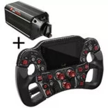Asetek SimSports Invicta Formula Steering Wheel - Rot + The Invicta Wheelbase (27 Nm)