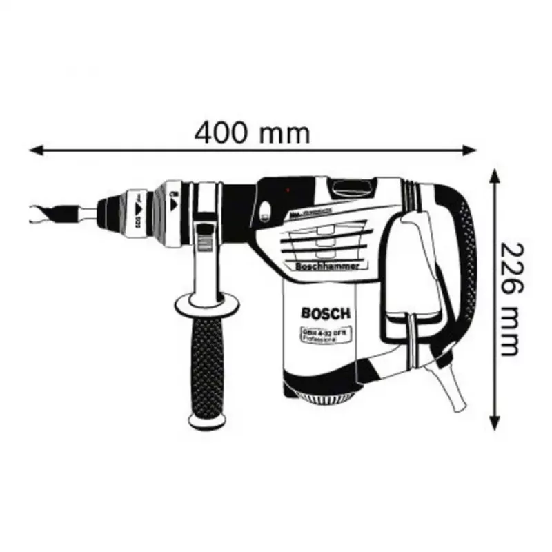 Bosch 0 611 332 101 Bohrhammer 900 W 800 U/min
