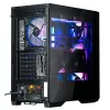 Zalman Z9 Iceberg MS Schwarz ATX Mid Tower PC-Gehäuse inklusive 4x 140 mm ARGB Lüfter - Midi/Mini Tower - ATX