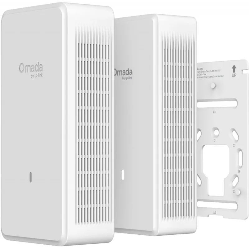 Wireless Access Point TP-LINK EAP775-Wall 9300 Mbit/s, Tri-Band 2.4/5/6 GHz, 5x RJ-45, PoE, weiß