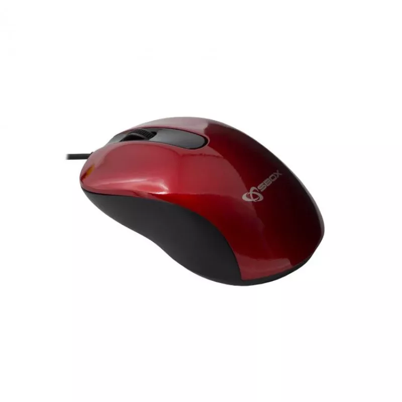 Sbox M-901 Optische Maus Rot