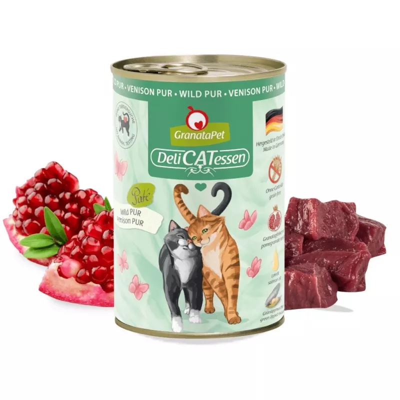 GRANATAPET DeliCATessen Wild – Nassfutter für Katzen – 400 g