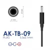 Akyga AK-TB-09 Universal-Netzteil, 12 V, 0,5 A, 6 W, 5,5 x 2,1 mm, 1,4 m