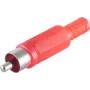 RCA-Stecker ShiverPeaks BS51400-R Rot Stecker