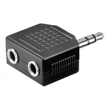 Goobay | Kopfhörer-AUX-Adapter; 3,5 mm Klinke 1-auf-2