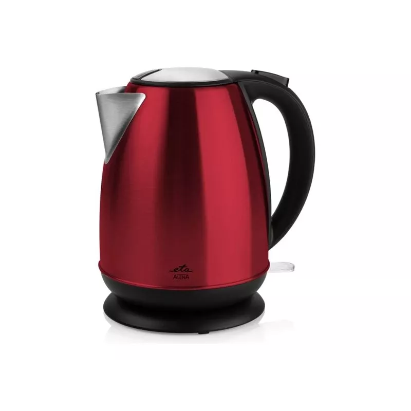ETA | Wasserkocher | 359090010 | Standard | 2200 W | 1,7 L | Edelstahl | 360°-Drehsockel | Rot