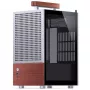 PC-Gehäuse Jonsbo T6, Mini-Tower, Mini-ITX, Silber