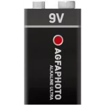 AgfaPhoto Ultra 6LR61 9 V Block-Batterie Alkali-Mangan 9 V 1 Stück (110-851808)