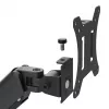 Maclean 2 Monitorhalterung, Gasdruckfeder, 17-32, 2-10 kg, Schwarz, MC-134