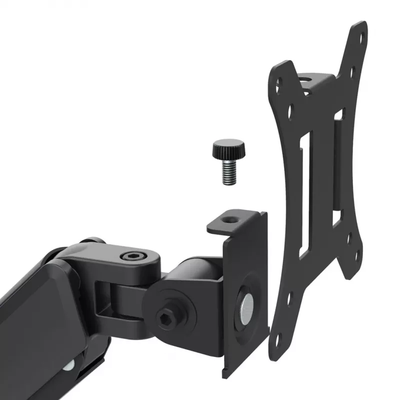 Maclean 2 Monitorhalterung, Gasdruckfeder, 17-32, 2-10 kg, Schwarz, MC-134