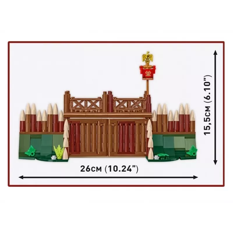 Cobi Bauset Imperium Romanum — Römisches Lagertor, 591 Teile