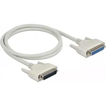 Serielles Kabel DeLOCK 83205 Beige 1 m D-Sub 25 Pin