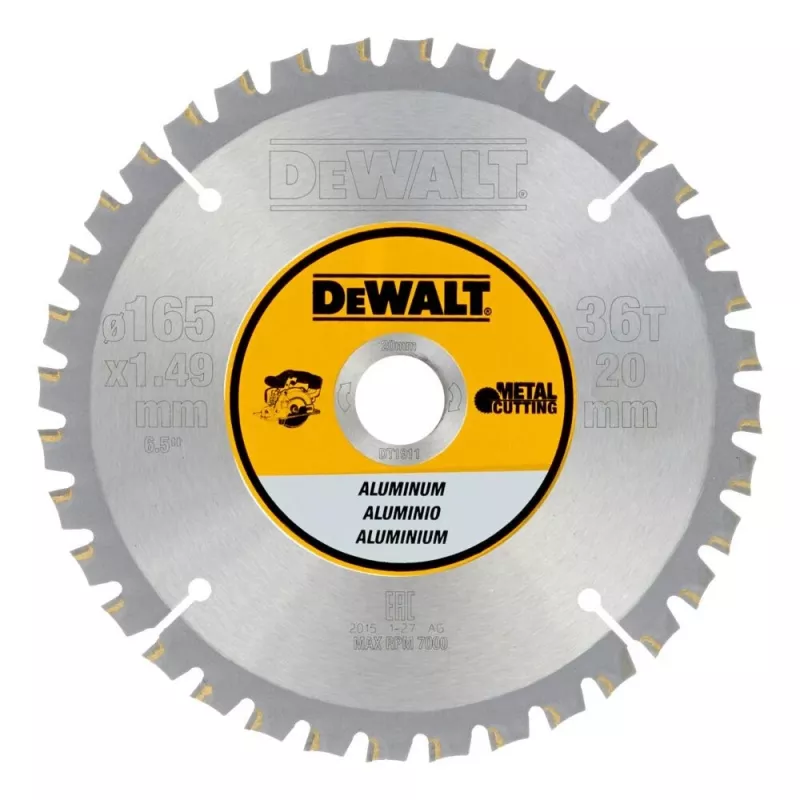 Sägeblatt 165x20 DT1911 DEWALT