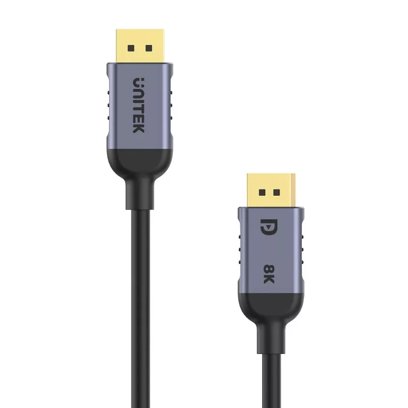 UNITEK C1628GY01-3M DisplayPort-Kabel Schwarz, Grau