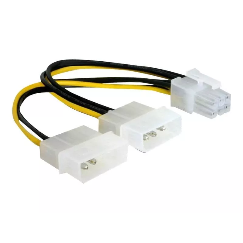 Stromkabel für PCI Express Karte DeLOCK 82315 0,15m