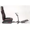 Racing Cockpit Subsonic SA5681 Schwarz Rot Kunstleder Mesh Metall