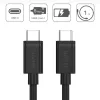 USB-Kabel UNITEK Y-C477BK USB 3.2 Gen 1 1m USB C Schwarz